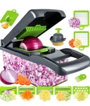 Vegetable Chopper 13 In 1- 8 Blades- Damaged Box- Unopened. Fixed Price $7.99.