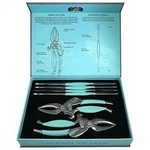 Toadfish 1022 Crab/lobster Tool Set - Shell Cutters & 4 Seafood Forks. Fixed Price $86.07.