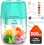 Rechargeable Portable And Cordless Mini Food Processor 300ML With Stainless Stee. Fixed Price $28.74.