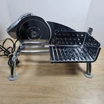 Vintage Rival Electr-o-matic Electric Food Slicer Model 1101E-2 Chrome. Fixed Price $49.99.