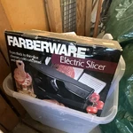 Farberware FMS100 Electric Slicer Black Solingen Blade Adjustable Cheese Bread. Fixed Price $27.25.