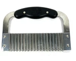 Pampered Chef Stainless Steel Crinkle Cutter Knife Wavy French Fry Slicer. Fixed Price $8.99.