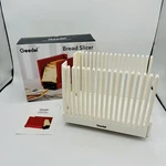 Geedel Bread Slicer Guide White With Box Bagel Loaf Foldable. Fixed Price $18.00.