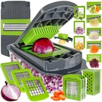 Vegetable Chopper Food Slicer Pro 15 Pc Multifuctional Kitchen Gadgets For. Fixed Price $25.23.