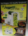 Veggetti Pro Top Spiral Vegetable Cutter With Three Blades As Seen On Tv. Fixed Price $25.00.