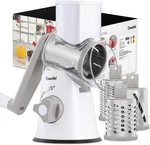 Rotary Cheese Grater, Kitchen Mandoline Vegetable Slicer With 3 Interchangeable. Fixed Price $42.37.