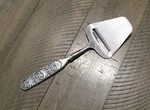 Norwegian Pewter Fram Maria Savannah Ships Cheese Slicer Server Stainless Mcm. Fixed Price $34.99.