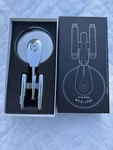 2010 Think Geek Pizza Cutter, Star Trek U.s.s. Enterprise NCC-1701, New Open Box. Fixed Price $27.95.