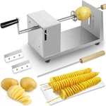 Tornado Spiral Cutter, Metluck Manual Stainless Steel Potatoes Twister Sl. Fixed Price $35.95.