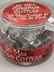 30 Mini Metal Christmas Cookie Snack Cutters Michaels Holiday Kitchen Baking. Fixed Price $7.57.