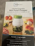 Mainstays Usb Rechargeable Mini Food Chopper. Fixed Price $35.00.