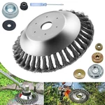 Nejeszoe 8 Steel Wire Rotary Weed Brush Cutter Trimmer Inch, Silver. Fixed Price $33.63.