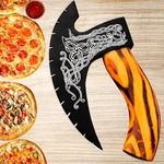 Pizza Cutter Axe Handmade Viking Kitchen Tool Medieval Slicing. Fixed Price $152.97.