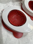 Oea- New Tupperware Egg Slicer Red / White #4598B-2. Fixed Price $17.00.