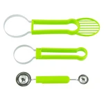 Smart Home Stainless Steel 3-PIECE Fruit And Vegetable Carving Tool Set. Fixed Price $10.99.