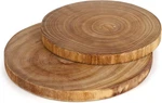 Pack Round Cutting Board Large Slab Serving 9"-10"/11"-12"WOOD Cheese. Fixed Price $28.19.
