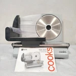 Cooks Jc Penney Home 7.5" Meat Slicer 2312 Electric Adjustable Thickness Tested. Fixed Price $79.73.
