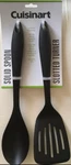 Cuisinart CTG-01-LTLSS-320 Nylon Solid Spoon & Slotted Turner, Black. Fixed Price $19.95.