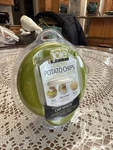 Joie Healthy Microwave Potato Chip Maker Slicer Cooker Green Lid New Sealed. Fixed Price $10.00.