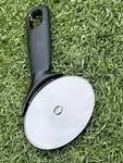7 Black Pizza Cutter Stainless Steel Wheel Ergonomic Grip Kitchen Utensil. Fixed Price $14.95.