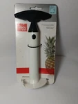 Vacu Vin Pineapple Slicer -black Handle Core Carded Easy To Use. Fixed Price $7.98.