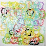 Huge Lot Of American Crafts Sweet Sugarbelle Plastic Cookie Cutters. Fixed Price $185.00.