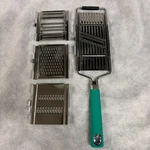 Vintage Style Vegetable/cheese Grater - Slicer, Big Handle, Great Simple Design. Fixed Price $15.00.