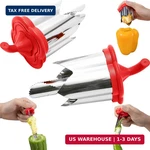 Pepper Seed Corer Remover, Upgrade 2 1 Bell Cutter Quickly Cutting And. Fixed Price $15.18.