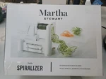 New, Never Opened Martha Stewart Home Table Top Veggie Spiralizer. Fixed Price $25.00.