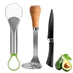 Oerpho Avocado Slicer Tool 3 1, Stainless Steel Cutter 5.1", Green. Fixed Price $26.62.