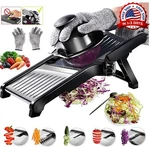Rebanador De Mandolina Para Cocina Acero Inoxidable, Cortador Verduras .... Fixed Price $59.99.