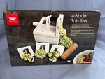 Paderno Blade Spiralizer Bought At Williams-sonoma A4982800 With Cookbook New!. Fixed Price $34.99.
