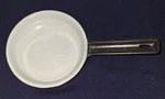 Vtg Lauffer Enameled Cast Iron #1 Skillet Fry Pan Robert Welch Design England. Fixed Price $19.00.