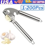 Garlic Press Crusher Squeezer Masher Mincer Stainless Steel Manual Kitchen Tool. Fixed Price $41.05.