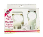 Norpro Egg Slicer Multi Functional Wedger, Piercer And Garnish Tool Stainless. Fixed Price $28.00.