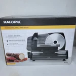Kalorik Professional Meat Slicer 200W 45493 Bk - Black, New, Fast Shipping. Fixed Price $69.99.