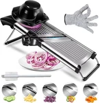 Mandoline Slicer With Adjustable Stainless Steel Blades For Kitchen, Vegetabl.... Fixed Price $40.93.
