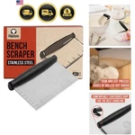 Stainless Steel Bench Scraper Kitchen Dough Pastry Pizza Food Cutter Tool. Fixed Price $13.70.