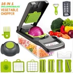 Vegetable 16-IN-1 Food Choppers Veggie Slicer Cutter Dicer Peeler. Fixed Price $10.00.