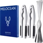 Crab Crackers And Tools Set - Premium 2 Lobster 6 Seaf... Fast Ship. Fixed Price $113.99.