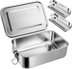 47OZ 18/10 Stainless Steel Lunch Box, 1400ML Metal Bento For Adults. Fixed Price $15.99.