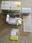 Vegetable Slicer/spiralizer Brieftons 10-BLADE Easy Cutting W/box Wow. Fixed Price $12.99.