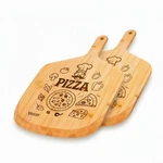 Pizza Peel 12 Inch, Wooden Spatula, 2-PIECE Set With Funny Chef Design,.... Fixed Price $51.13.