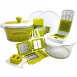 Megachef 10-IN-1 Multi-use Salad Spinning Slicer, Dicer And Chopper With Interch. Fixed Price $37.59.