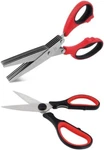 Herb & Kitchen Set - Multipurpose Stainless Steel 5 Blades. Fixed Price $5.99.
