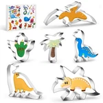 Dinosaur Cookie Cutters - 6PCS Large Stainless Steel Shapes Fondant .... Fixed Price $15.56.