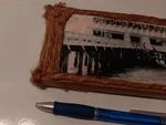 Colonial Beach Va Little Steel Pier,reno,old Steamboat Handmade Block. Fixed Price $30.00.