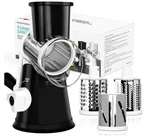 X Home Rotary Cheese Grater For Kitchen, Shredder With 3 Interchangeable Blad.... Fixed Price $31.99.