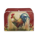 Sunflower Rooster Toaster Cover 4 Slice, Chicken Print Small Kitchen Applianc.... Fixed Price $17.11.