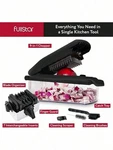 Fullstar 4-IN-1 Vegetable Chopper & Spiralizer, Food Slicer With Container, W.... Fixed Price $57.99.